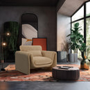  Manufacturer Color_Camel -- Sloan Camel Velvet Upholstered Chair IMAGE 2