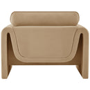  Manufacturer Color_Camel -- Sloan Camel Velvet Upholstered Chair IMAGE 3