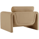  Manufacturer Color_Camel -- Sloan Camel Velvet Upholstered Chair IMAGE 7