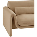  Manufacturer Color_Camel -- Sloan Camel Velvet Upholstered Chair IMAGE 9