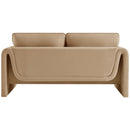  Manufacturer Color_Camel -- Sloan 64" Camel Velvet Upholstered Loveseat IMAGE 3
