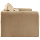  Manufacturer Color_Camel -- Sloan 64" Camel Velvet Upholstered Loveseat IMAGE 6