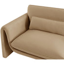 Manufacturer Color_Camel -- Sloan 86" Camel Velvet Upholstered Sofa IMAGE 12