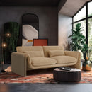  Manufacturer Color_Camel -- Sloan 86" Camel Velvet Upholstered Sofa IMAGE 2