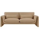  Manufacturer Color_Camel -- Sloan 86" Camel Velvet Upholstered Sofa IMAGE 4
