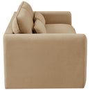  Manufacturer Color_Camel -- Sloan 86" Camel Velvet Upholstered Sofa IMAGE 6