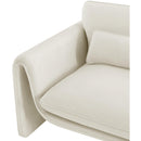  Manufacturer Color_Cream -- Sloan Cream Velvet Upholstered Chair IMAGE 12