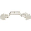 Manufacturer Color_Cream -- Sloan Cream Velvet Upholstered Chair IMAGE 13