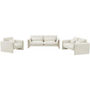 Meridian Sloan Cream Velvet Fabric Chair IMAGE 14