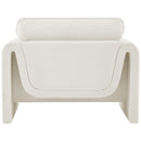  Manufacturer Color_Cream -- Sloan Cream Velvet Upholstered Chair IMAGE 3