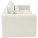  Manufacturer Color_Cream -- Sloan 86" Cream Velvet Upholstered Sofa IMAGE 6