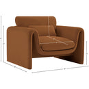  Manufacturer Color_Saddle -- Sloan Saddle Velvet Upholstered Chair IMAGE 15