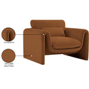  Manufacturer Color_Saddle -- Sloan Saddle Velvet Upholstered Chair IMAGE 16