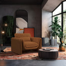 Manufacturer Color_Saddle -- Sloan Saddle Velvet Upholstered Chair IMAGE 2