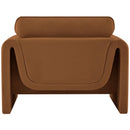  Manufacturer Color_Saddle -- Sloan Saddle Velvet Upholstered Chair IMAGE 3