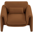  Manufacturer Color_Saddle -- Sloan Saddle Velvet Upholstered Chair IMAGE 5