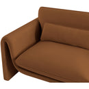  Manufacturer Color_Saddle -- Sloan 64" Saddle Velvet Upholstered Loveseat IMAGE 12