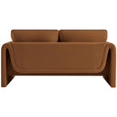  Manufacturer Color_Saddle -- Sloan 64" Saddle Velvet Upholstered Loveseat IMAGE 3