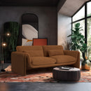  Manufacturer Color_Saddle -- Sloan 86" Saddle Velvet Upholstered Sofa IMAGE 2