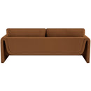 Meridian Sloan Saddle Velvet Fabric Sofa IMAGE 3