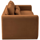  Manufacturer Color_Saddle -- Sloan 86" Saddle Velvet Upholstered Sofa IMAGE 6
