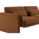  Manufacturer Color_Saddle -- Sloan 86" Saddle Velvet Upholstered Sofa IMAGE 8