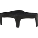  Meridian Oakley Black Oak Wood Coffee Table IMAGE 3