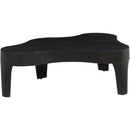  Meridian Oakley Black Oak Wood Coffee Table IMAGE 4