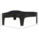  Meridian Oakley Black Oak Wood Coffee Table IMAGE 7