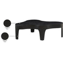 Meridian Oakley Black Oak Wood Coffee Table IMAGE 8
