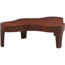  Meridian Oakley Brown Oak Wood Coffee Table IMAGE 4