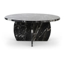  Meridian Formentera Black Marble Coffee Table IMAGE 1