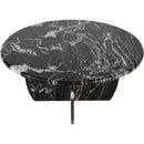  Meridian Formentera Black Marble Coffee Table IMAGE 3