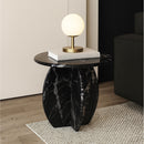  Meridian Formentera Black Marble End / Side Table IMAGE 2