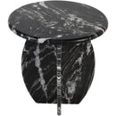 Meridian Formentera Black Marble End / Side Table IMAGE 3