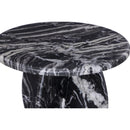  Meridian Formentera Black Marble End / Side Table IMAGE 6