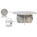  Meridian Formentera Brown Marble Coffee Table IMAGE 12