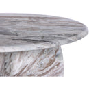  Meridian Formentera Brown Marble Coffee Table IMAGE 6