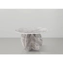  Color_Brown -- Formentera 48" Brown Marble Dining Table IMAGE 2