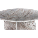  Color_Brown -- Formentera 48" Brown Marble Dining Table IMAGE 6