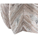  Color_Brown -- Formentera 48" Brown Marble Dining Table IMAGE 9