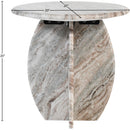  Meridian Formentera Brown Marble End / Side Table IMAGE 13