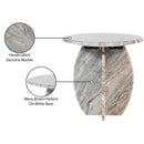  Meridian Formentera Brown Marble End / Side Table IMAGE 14