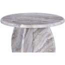  Meridian Formentera Brown Marble End / Side Table IMAGE 6