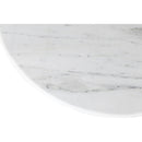  Meridian Formentera White Marble Coffee Table IMAGE 5