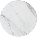  Meridian Formentera White Marble End / Side Table IMAGE 4