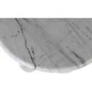  Meridian Formentera White Marble End / Side Table IMAGE 5