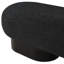  Color_Black -- Meridian Robertson Boucle Fabric Upholstered Bench IMAGE 6