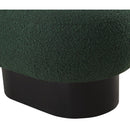  Color_Black/ Green -- Robertson Green Boucle Fabric Upholstered Bench IMAGE 7