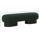  Color_Black/ Green -- Robertson Green Boucle Fabric Upholstered Bench IMAGE 8